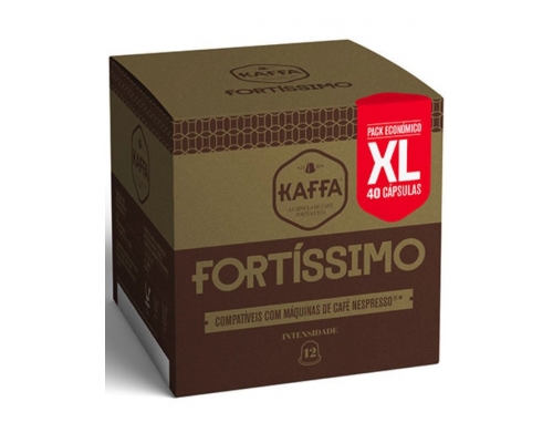 Kaffa Nespresso * Fortíssimo Coffee Pods Pack XL 40 Un