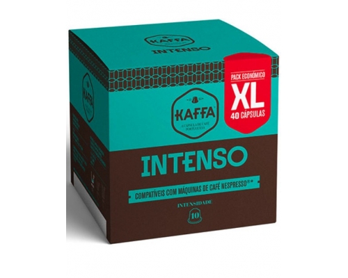 Café Capsules Nespresso * Intenso Kaffa Pack XL 40 Un